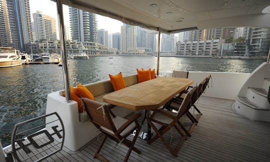 101 Ft Majesty Superyacht Rental in Sheikh Zayed, Dubai