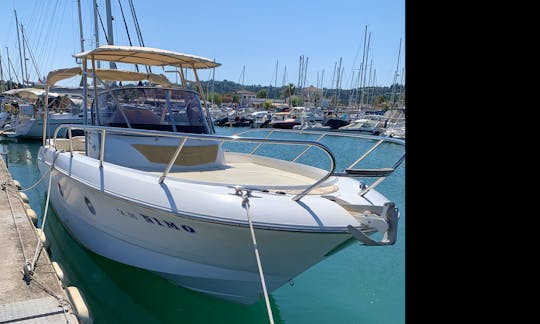 Hire a Sessa Key Largo 28 Cuddy Cabin Yacht for 10 People in Gaios, Greece