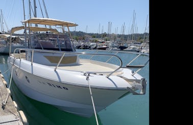 Hire a Sessa Key Largo 28 Cuddy Cabin Yacht for 10 People in Gaios, Greece
