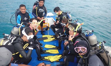 Mergulho com instrutores de mergulho da PADI em Puerto Galera, Filipinas!