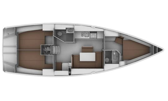 ギリシャのコス島で「S/Y Klelia」バイエルンクルーザー 40 クルージングモノハルをチャーター