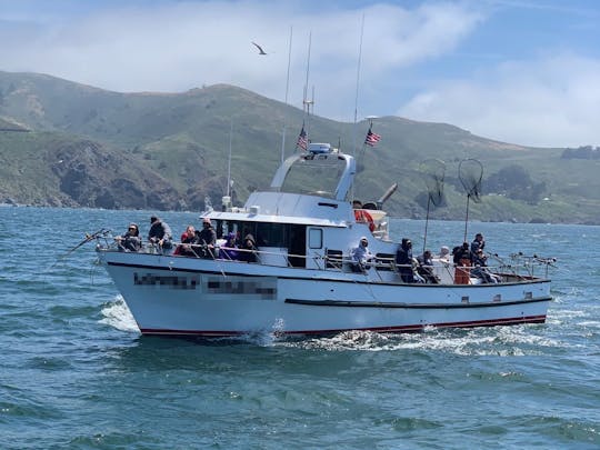 Barco de fiesta de 51 pies en San Francisco para hasta 49 pasajeros