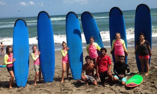 Private and Group Surf Classes for All Levels in Bali, Indonesia!