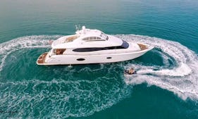 Rent a Luxury Yachting Experience! 84' Lazzara in Aventura, Florida