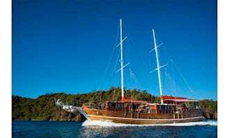 EFSANE KARAYIGIT  This Wonderful Luxury Gulet Yacht is 30 m Long and for 16 People