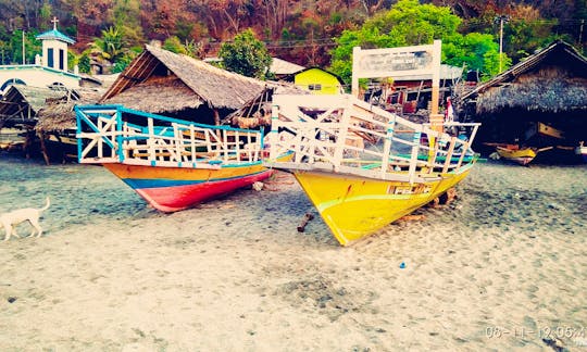 Traditional Boat for Fishing in Wulandoni, Nusa Tenggara Timur