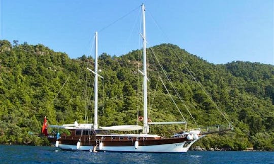 SOFIA  This Wonderful Deluxe Gulet Yacht is 23.m Long and for 6 People