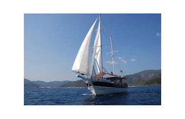 AURA  This Beautiful Deluxe Gulet is for 8 Guests and has 3 Crew