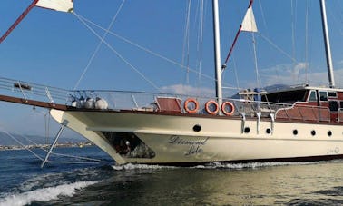 DIAMOND LILA |This Wonderful Deluxe Gulet Yacht is 30 M. Long and for 12 People