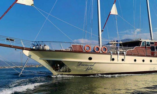 DIAMOND LILA  This Wonderful Deluxe Gulet Yacht is 30 m. Long and for 12 People