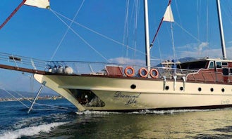 DIAMOND LILA  This Wonderful Deluxe Gulet Yacht is 30 m. Long and for 12 People