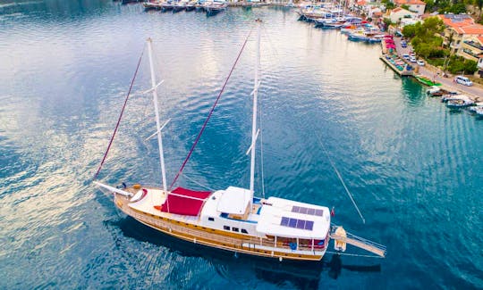 HAYALIM D. This Wonderful Deluxe Gulet is 32 Meters Long and for 16 Guests.
