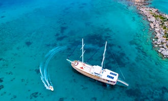 HAYALIM D. This Wonderful Deluxe Gulet is 32 Meters Long and for 16 Guests.