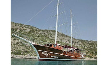 ALPER A. This Wonderful Deluxe Gulet Yacht is 32 m Long and for 16 People