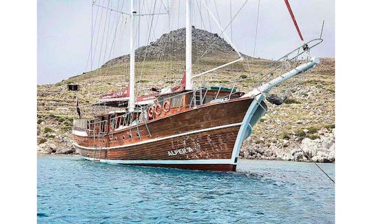 ALPER A.  This Wonderful Deluxe Gulet Yacht is 32 m Long and for 16 People