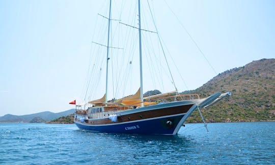 C. TANER 2  This Wonderful Deluxe Gulet is 33 m Long and for 16 People.