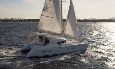 Charter the 38ft "Ploto" Lagoon Catamaran in Tropea, Italy