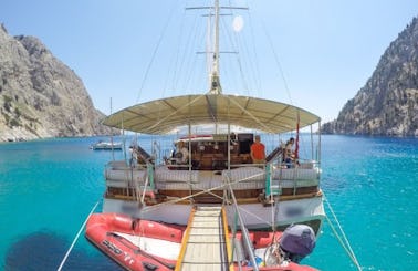 ATHEN A. This Wonderful Deluxe Gulet Sailing at the Coasts of Aegean is 32 m Long and for 16 People