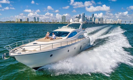 Luxury Azimut 72 Motor Yacht In Miami, Florida!