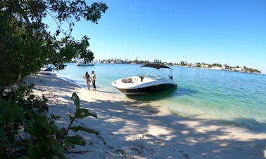 Day of Fun In the Sun by boat!  Boating in Miami  Sandbar and Cruising…