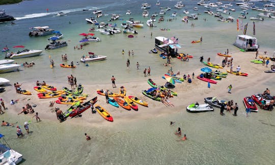 Sandbar Party Pontoon Boat in Miami - Seats 10 People