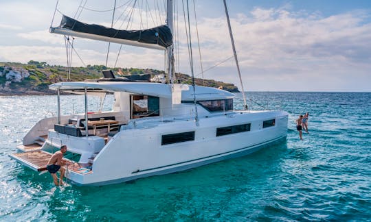 Explore the Ionian Sea Aboard a Lagoon 50 for Up to 12 Guests