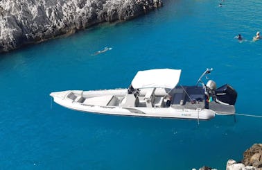 Sea Adventure in Chania, Greece Aboard Marvel 960 RIB for 9 People