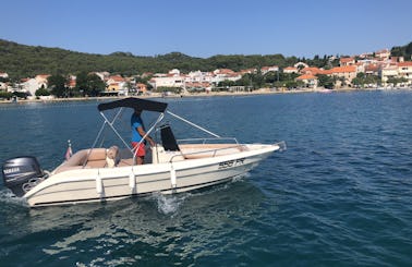 Explore the Adriatic Sea in 19' Center Console Rental in Preko