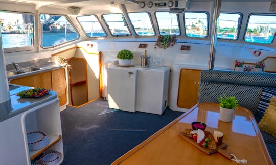 Luxury Scimitar 1010 Power Catamaran on ENIGMA X