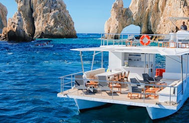 NEW VIP Catamaran Tour in Cabo San Lucas, Mexico : captain + fuel + handeck included in quote..