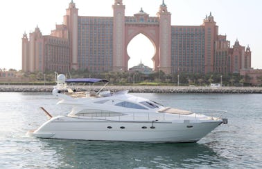 Luxury Motor Yacht Charter for up to 25 People in Dubai, United Arab Emirates