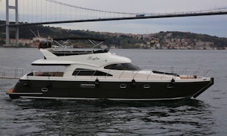 62' Power Mega Yacht Rental in Istanbul, Turkey