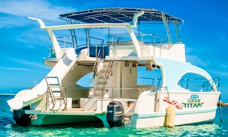 55ft Power Catamaran Rental in Punta Cana, La Altagracia