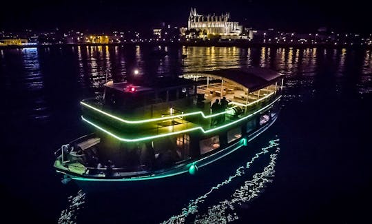 Night boat party in Mallorca