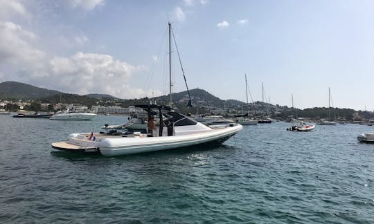 43ft open Luxury MEGA RIB BOAT, Enjoy a Fast and Exciting Adventure in Ibiza and Formentera, Spain. Best Price in the market.