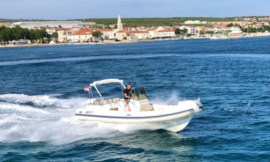 Nuova Jolly Blackfin 25 RIB with Evinrude 250 Outboard Motor in Biograd na Moru