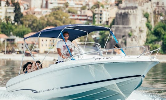 A Luxury Boat for Cruising around the Coast of Montenegro