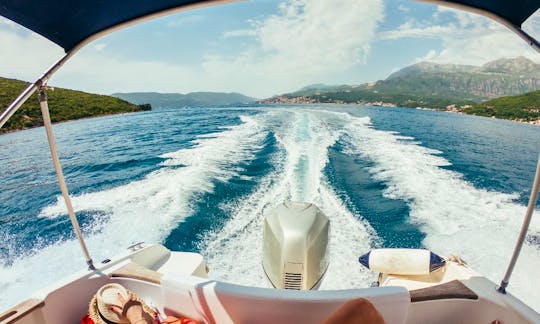 A Luxury Boat for Cruising around the Coast of Montenegro
