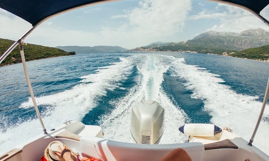 A Luxury Boat for Cruising around the Coast of Montenegro