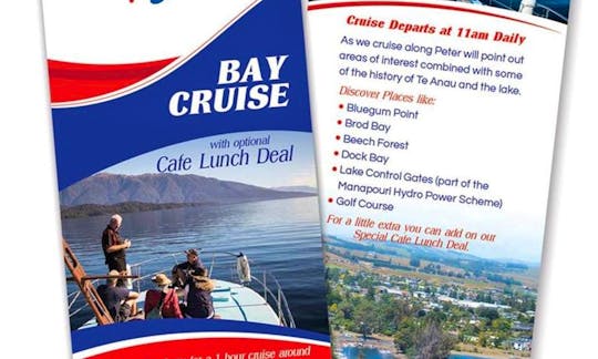 Bay Cruise - Lake Te Anau (with optional Lunch)