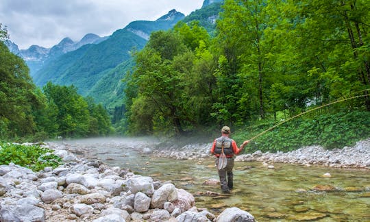 Go Fly Fishing Slovenia guide service specialize in creating unique fly-fishing experience of Slovenian crystal-clear waters.