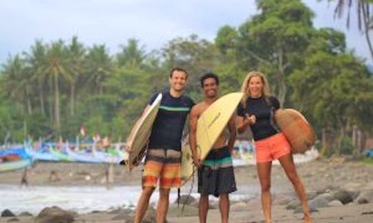 Surfing Lesson in Pekutatan Jembrana!