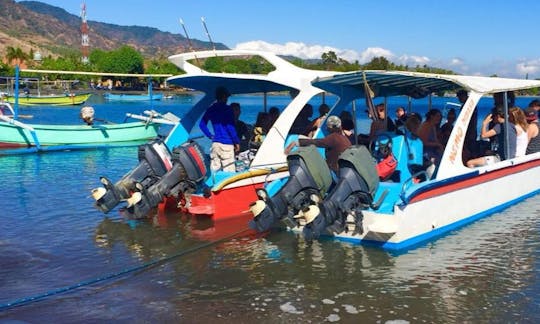 fast boat from private jetty