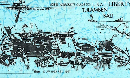 Overview of the USAT Liberty Shipwreck