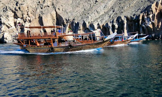 Full Day Dhow Cruise into Musandam fjords