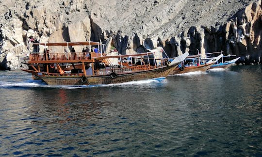 Full Day Dhow Cruise into Musandam fjords