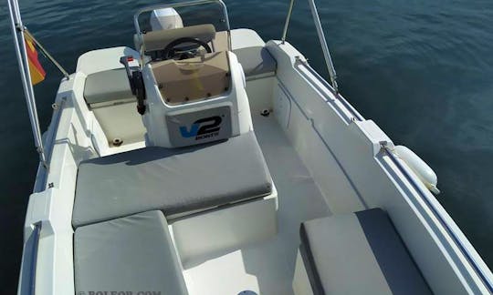 Rent boat B550 'Perseis' (6p) without licence in Palma, Spain
