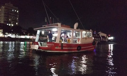 Great Fishing Time in Guarapari, Brazil on Trawler