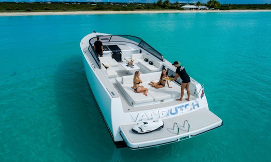 Aluguer de iates a motor VanDutch 55 em St Barths | Anguilla | St Martin