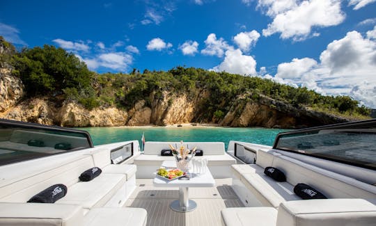 Aluguer de iates a motor VanDutch 55 em St Barths | Anguilla | St Martin